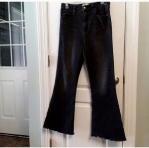 Abercrombie & Fitch The Flare ultra High Rise Women's Women's Jeans Black 31/12